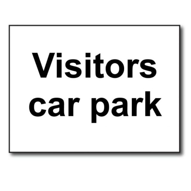 Visitors Car Park Sign