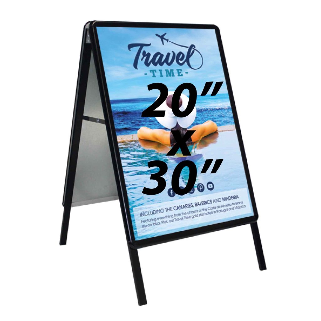 A-Master A Board Sign Black 20 x 30