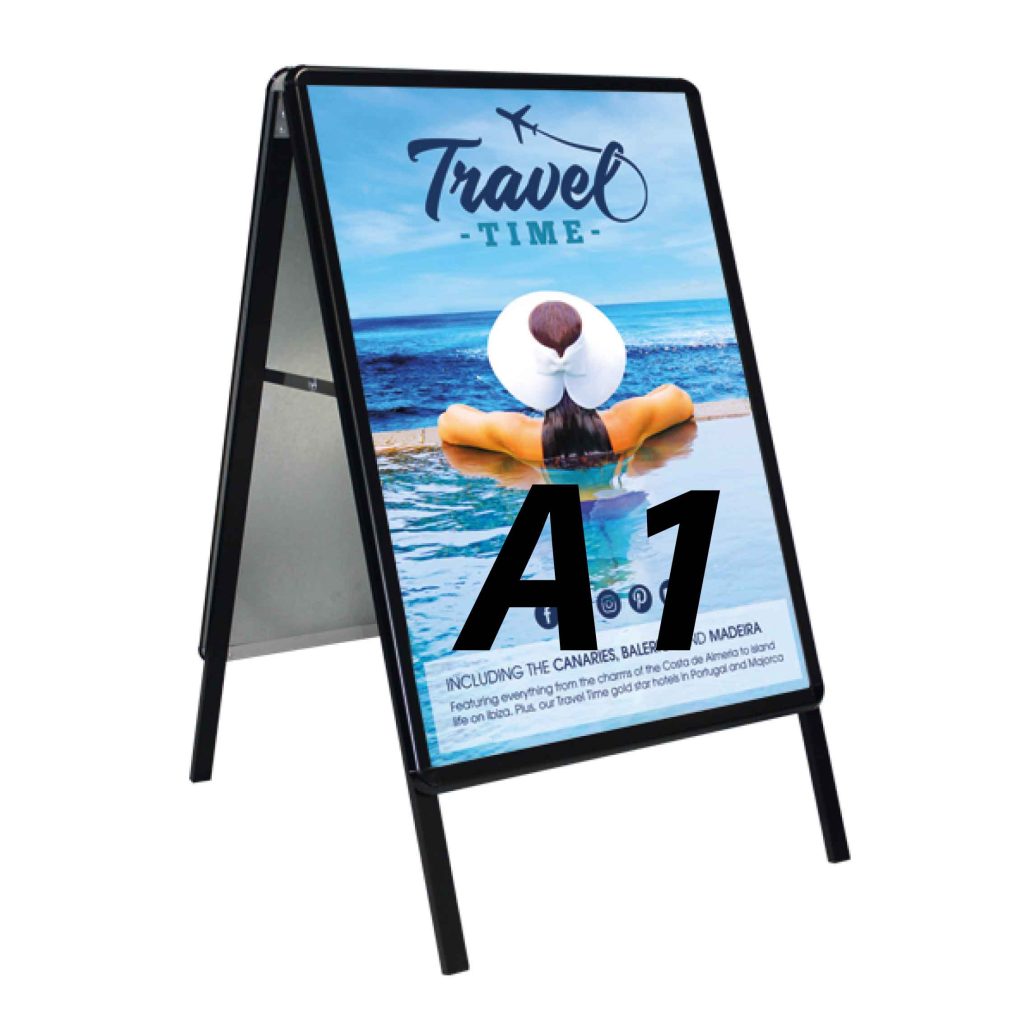 A-Master-A-Board Sign Black A1