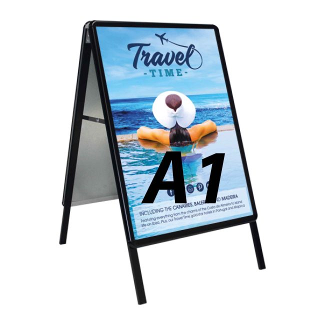 A-Master-A-Board Sign Black A1