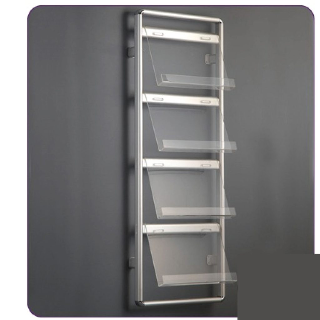 Wall Mounted Brochure Display 8 X A4 d