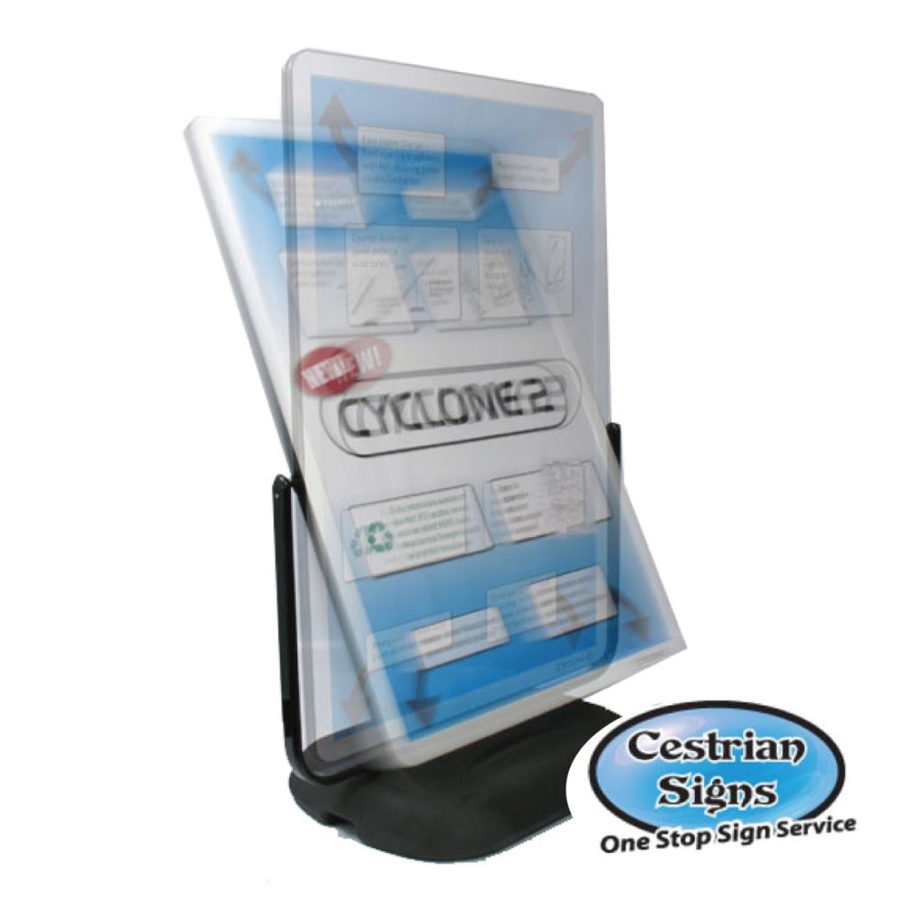 Cyclone 2 Forecourt Poster Sign - Image 2