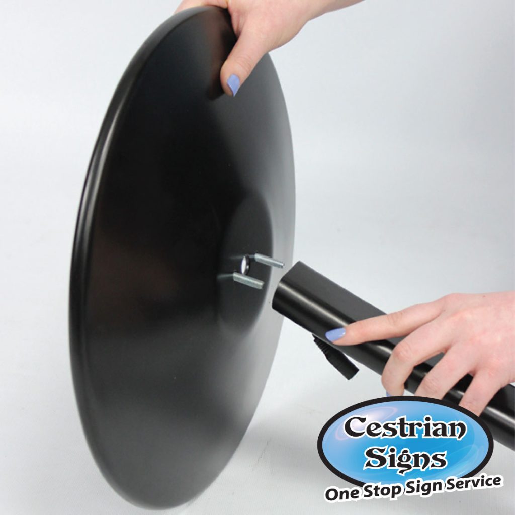 Illuminated LED Menu Stand detail