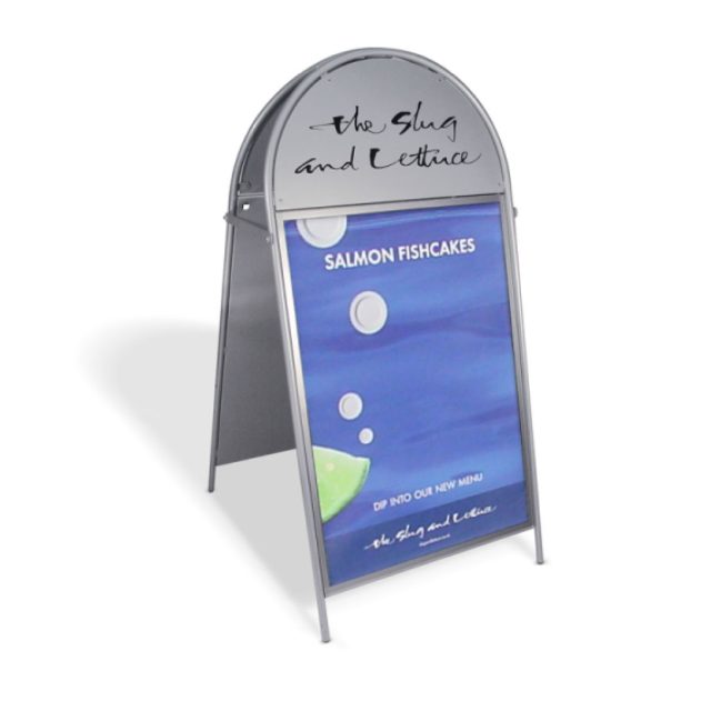 Booster A-Board Sign 20 X 30 Printed With Header SPECIAL OFFER