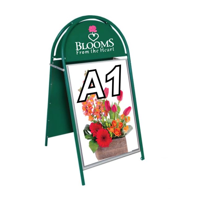 Booster A-Board Sign A1 Green