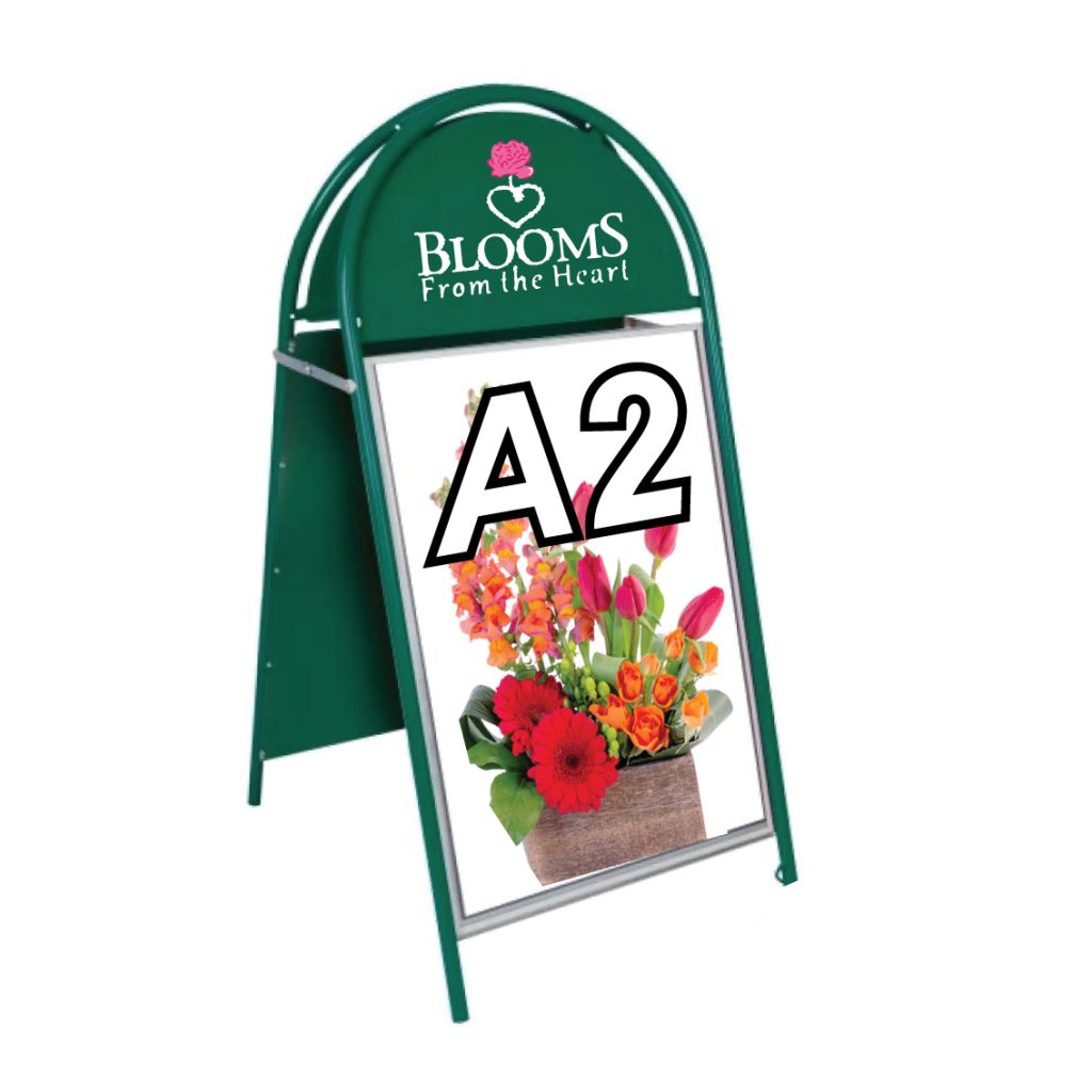 Booster A-Board Sign A2 Green