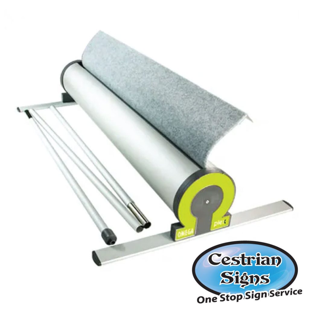 OMEGA Velcro Fabric Roller Banner Stand 1