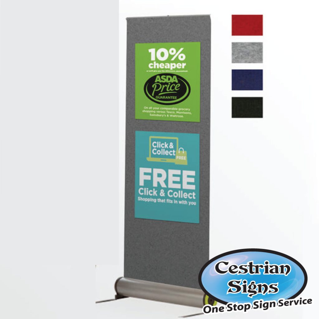 OMEGA Velcro Fabric Roller Banner Stand 3