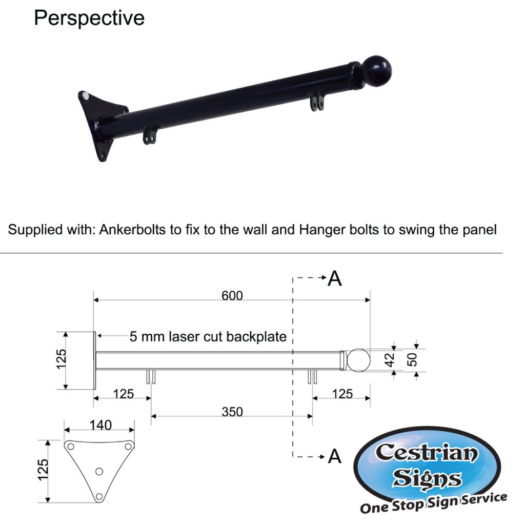 Hanging Shop Sign Bracket 1 600 spec