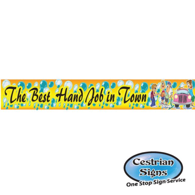 Best Hand Job In Town Banner