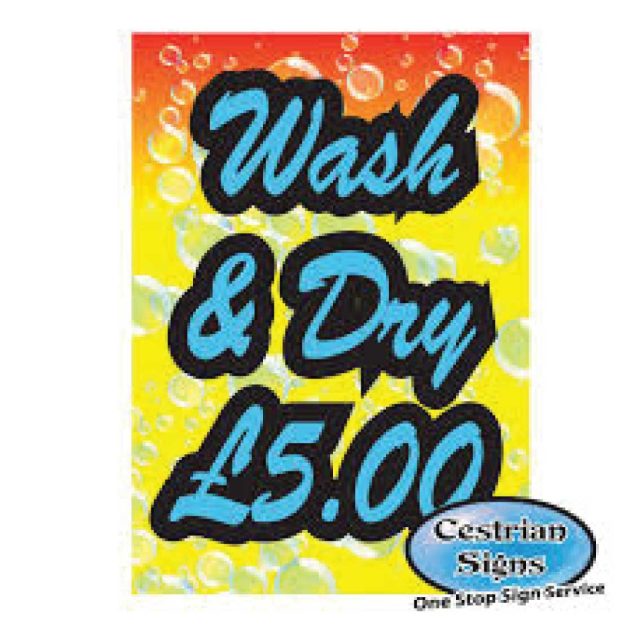 Hand Car Wash Signs