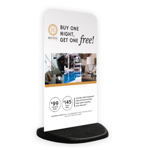 Ecoflextra XL Ecoflex Pavement Sign