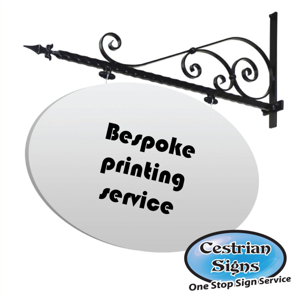 Projecting Hanging Oval Shop Sign Bracket 5