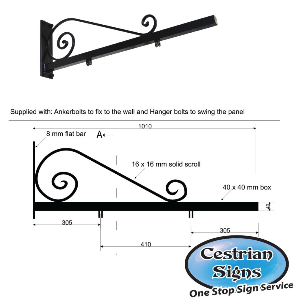 hanging sign bracket 17 spec 1