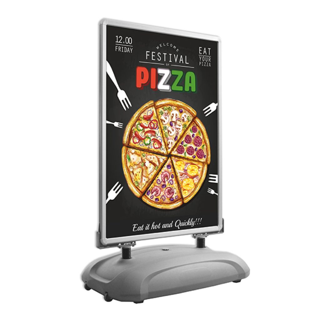 Sightmaster 3 A1 forecourt sign Silver Grey