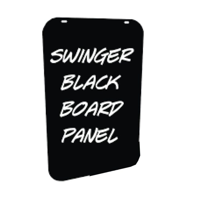 Black board swinger sign panels
