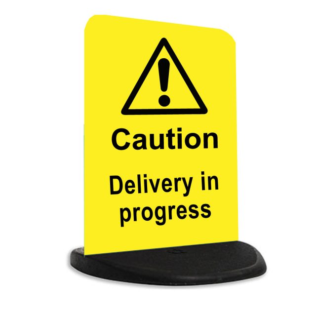 Delivery In Progress Free Standing Outdoor Sign