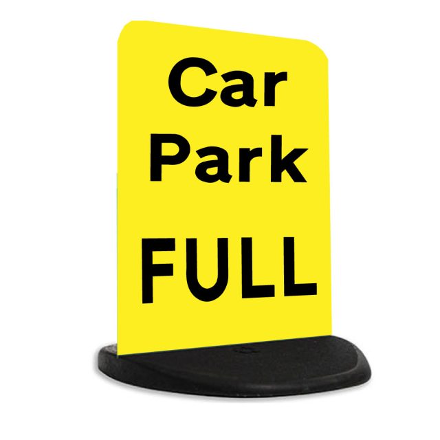 Car park full free standing sign