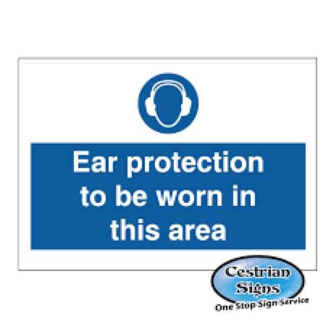 Ear-Protection-Must-Be-Worn-Signage