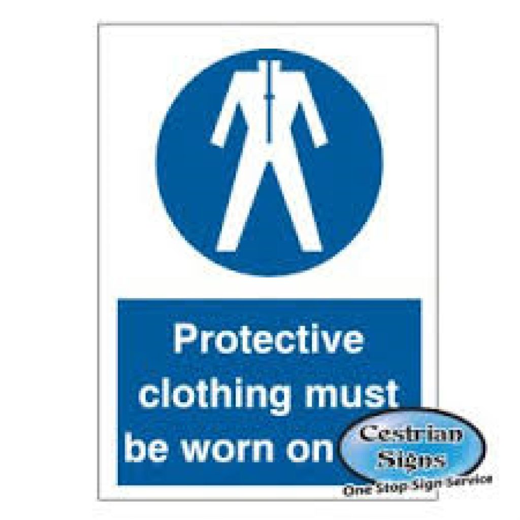Protective-clothing-must-be-worn-on-site-sign