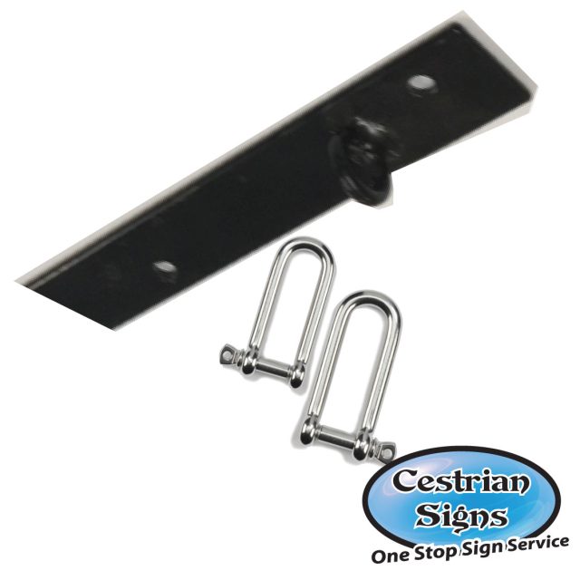 Shop Hanging Sign Plate With Long Shackles