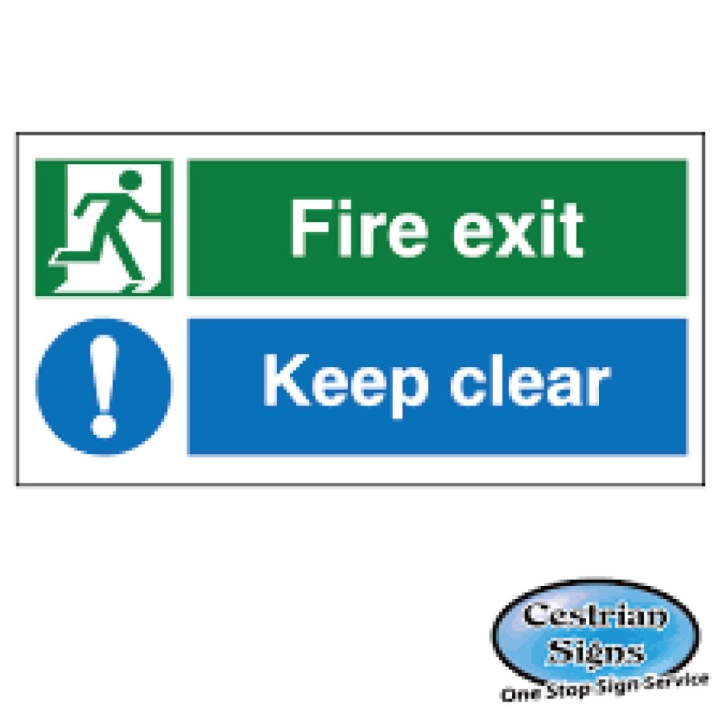 Fire-Exit-Keep-Clear-Signs-300mm-X-200mm