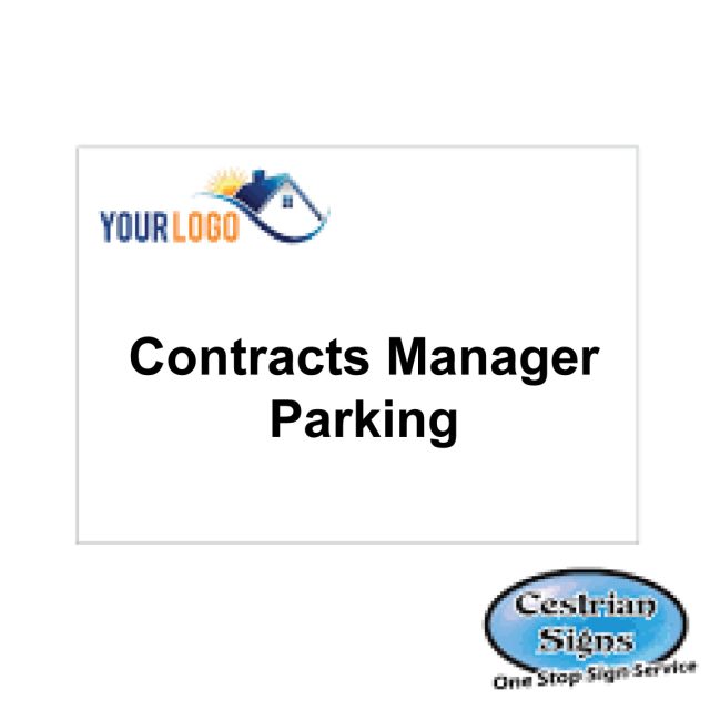 Contracts-manager-parking-sign-600mm-x-400mm