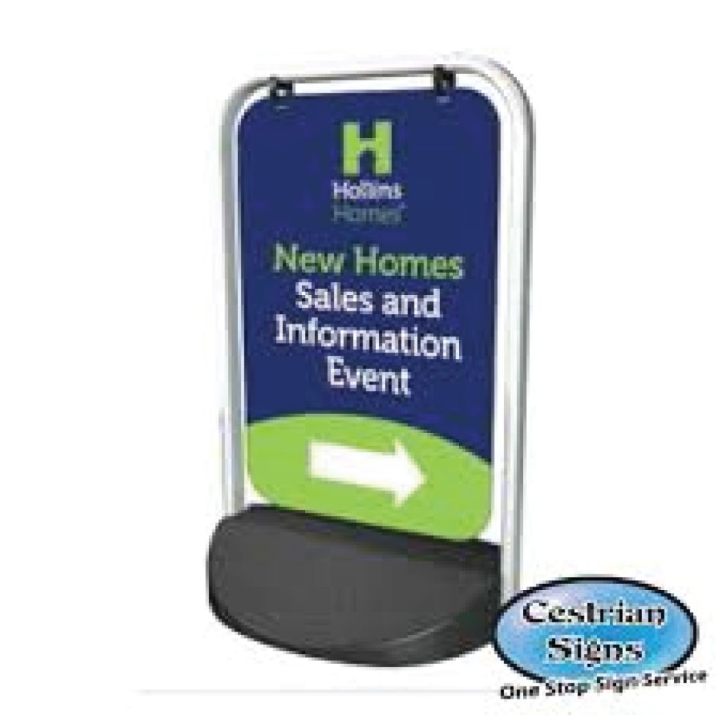 Showhome-advertising-swing-sign