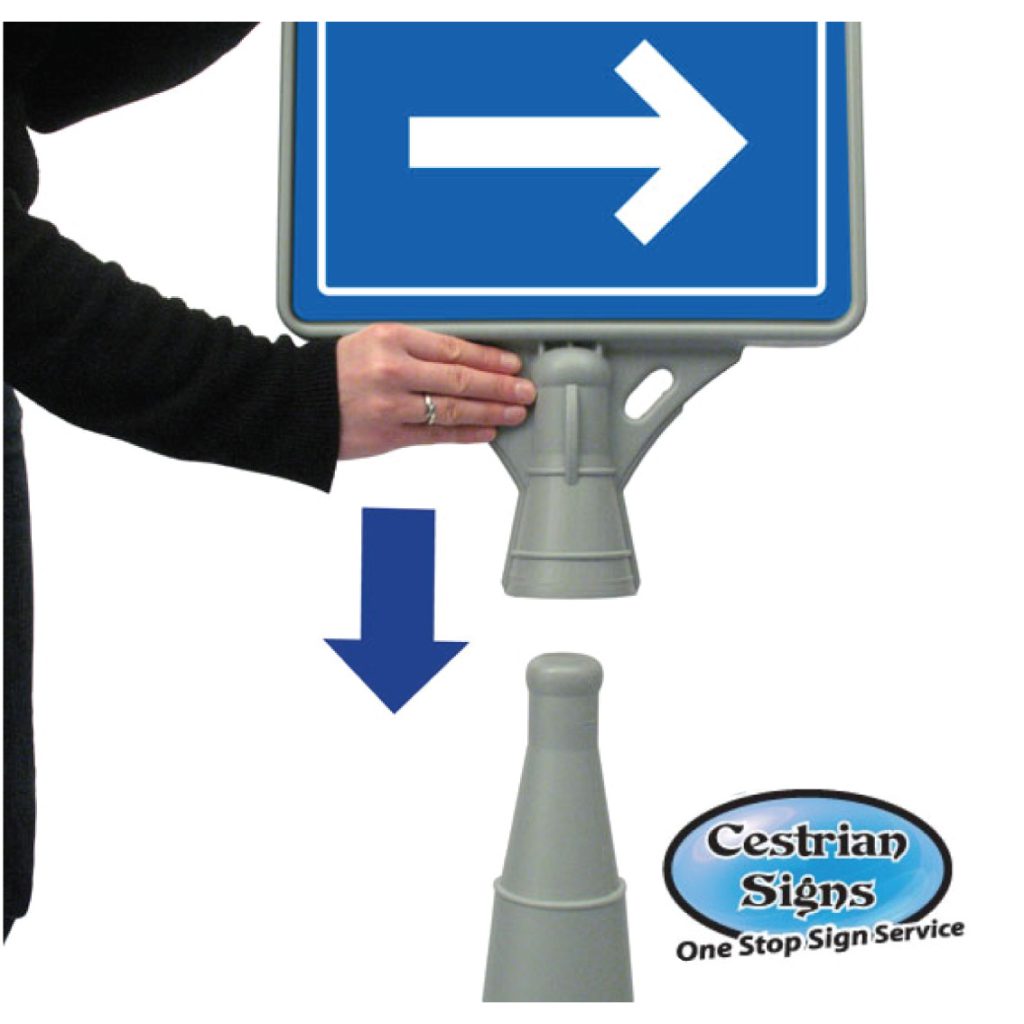 Water-Based-Pyramid-Sign-Assemley