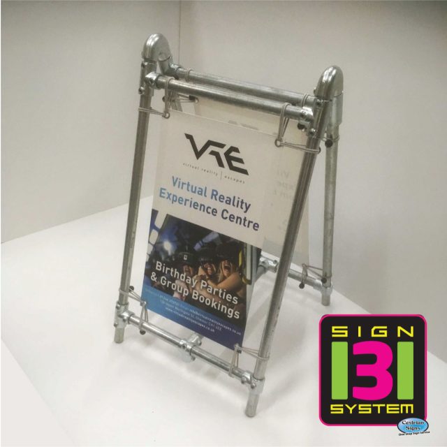 Heavy Duty Free Standing A Board Sign Medium