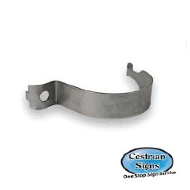 Round Sign Post Clips 89 Mm