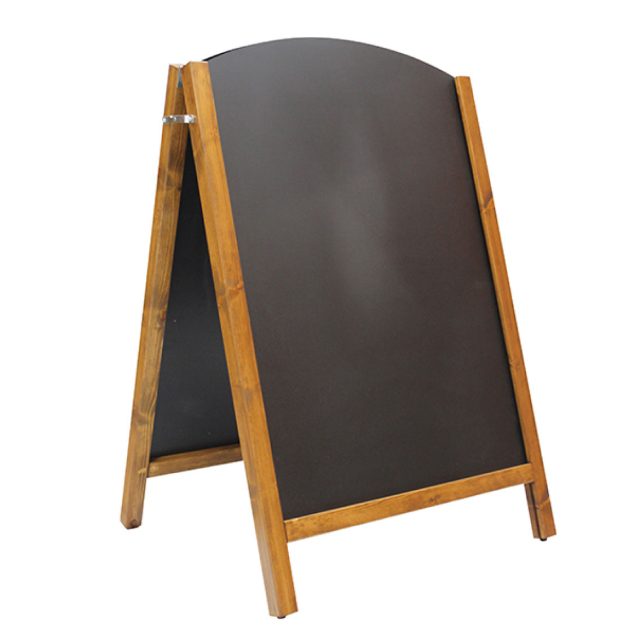 Chalk A-Board Sign Small In Wood