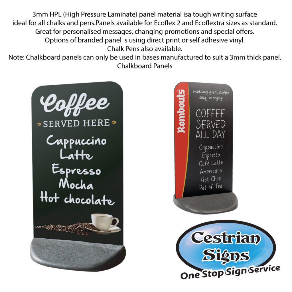 Ecoflex 2 HPL-Chalkboard-Panels