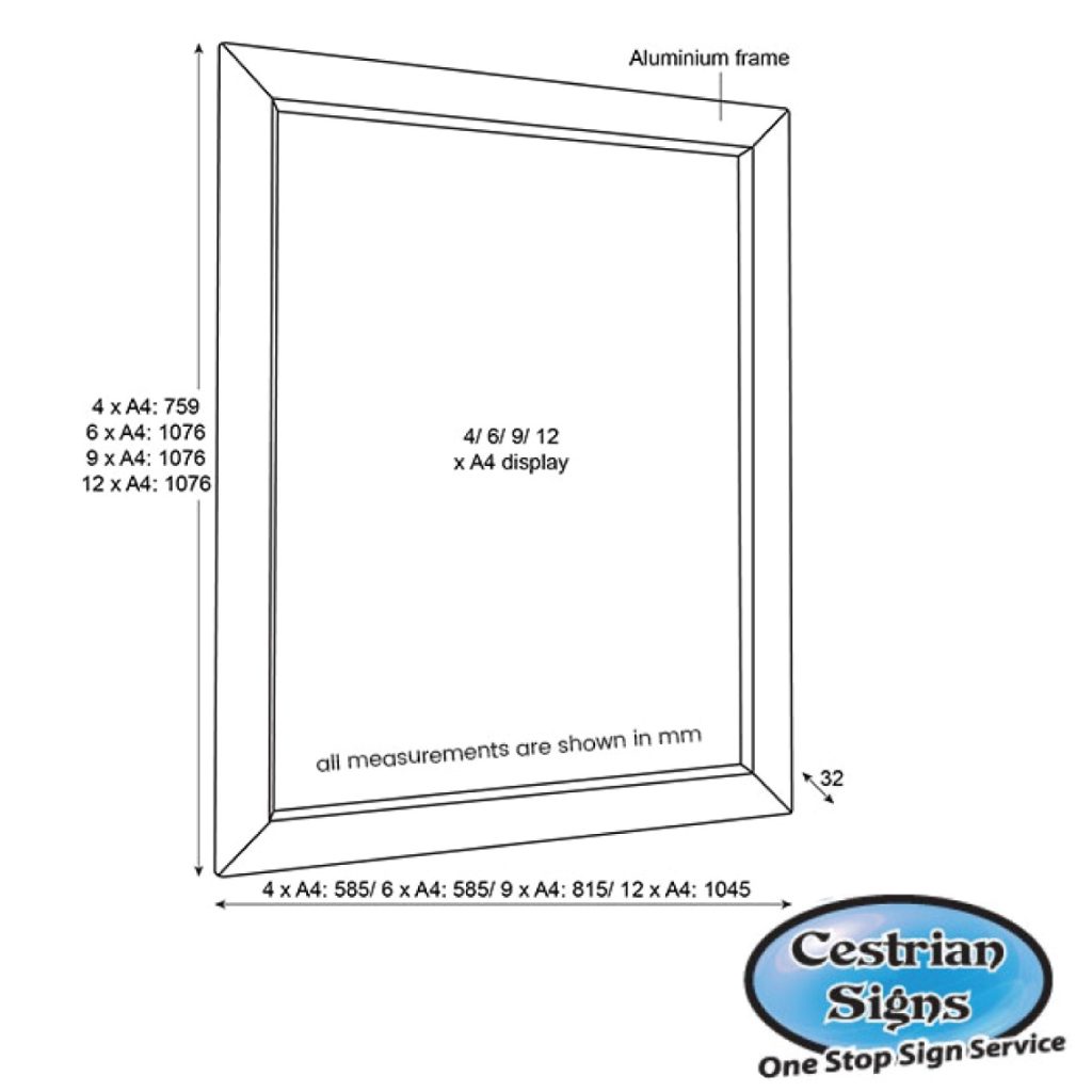 External-Lockable-Notice-Board-sizes