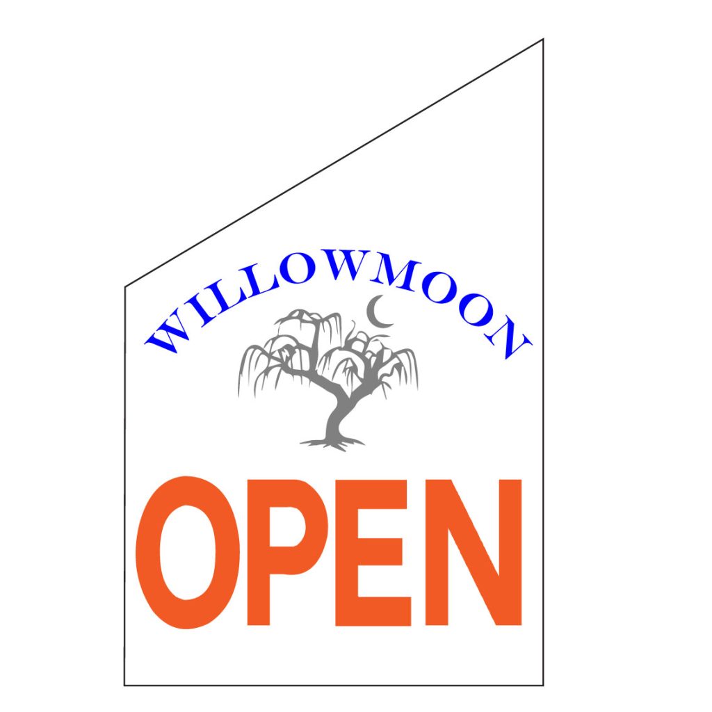 Open shop flag sign