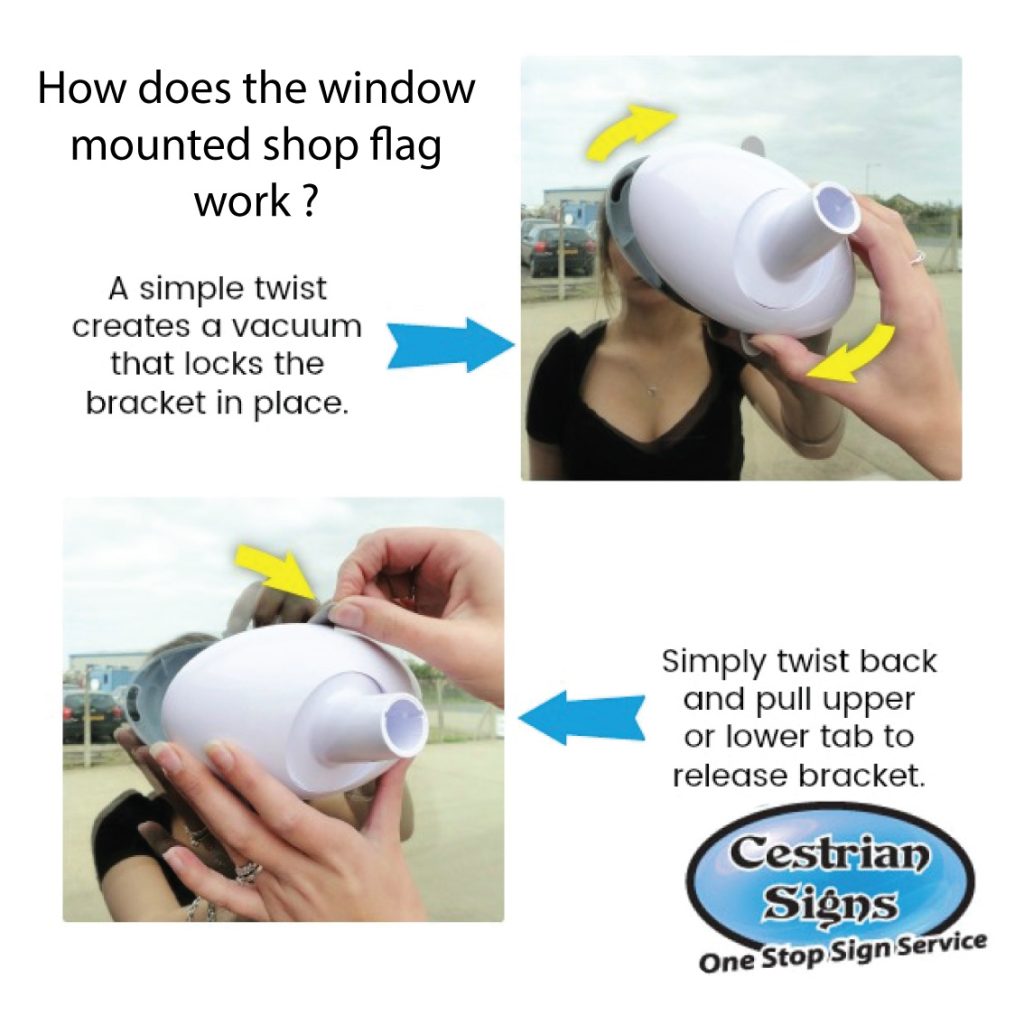 Window-mounted-shop-flag-pole-suction-cup