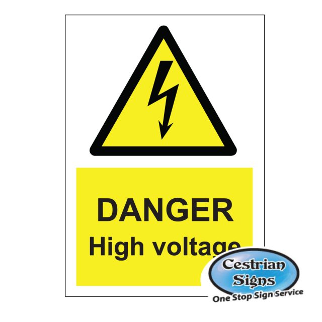 Construction Site Danger Electricity Safety Signs