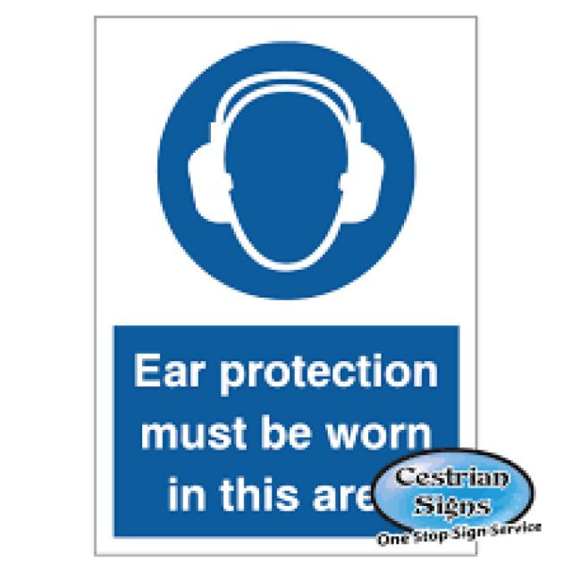 Ear Protection Safety Signs