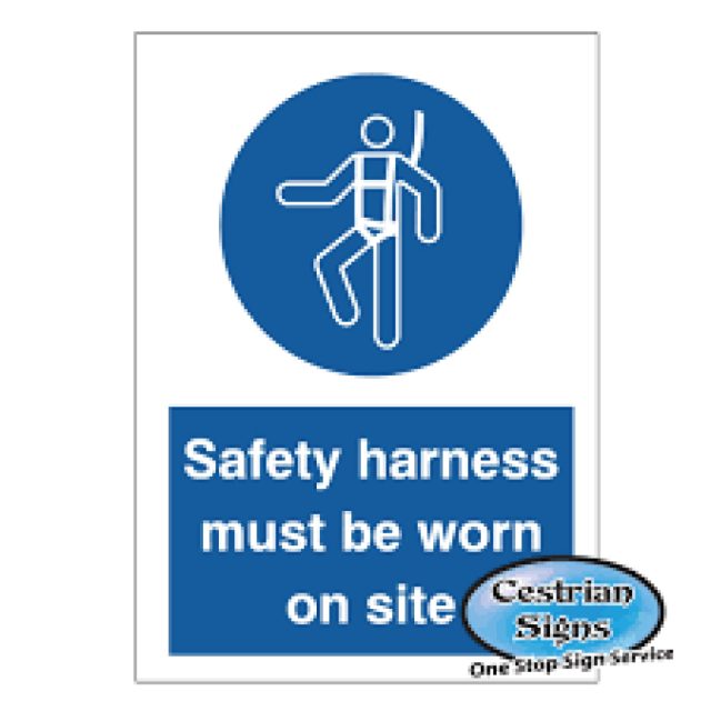 Safety Harness and Scaffold Safety Signs