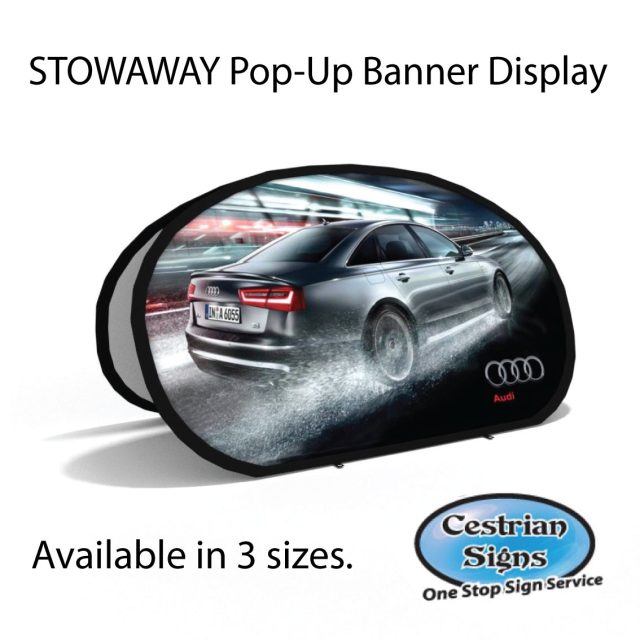 Shaped Pop-Up Displays