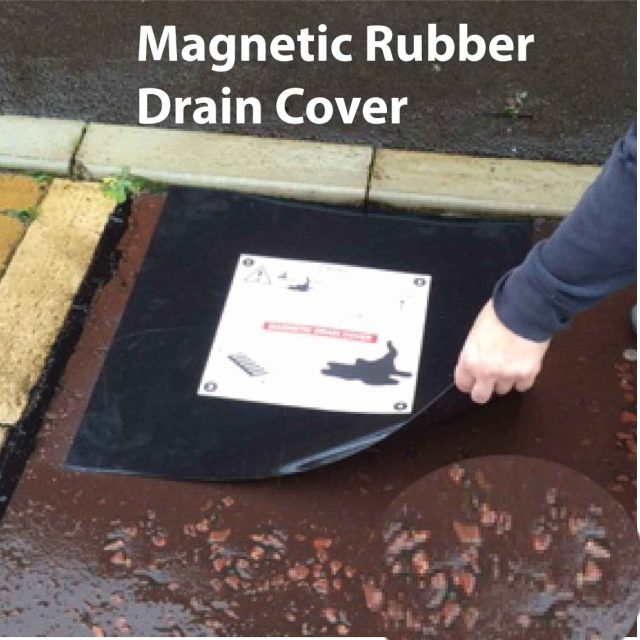 Magnetic rubber grid cover