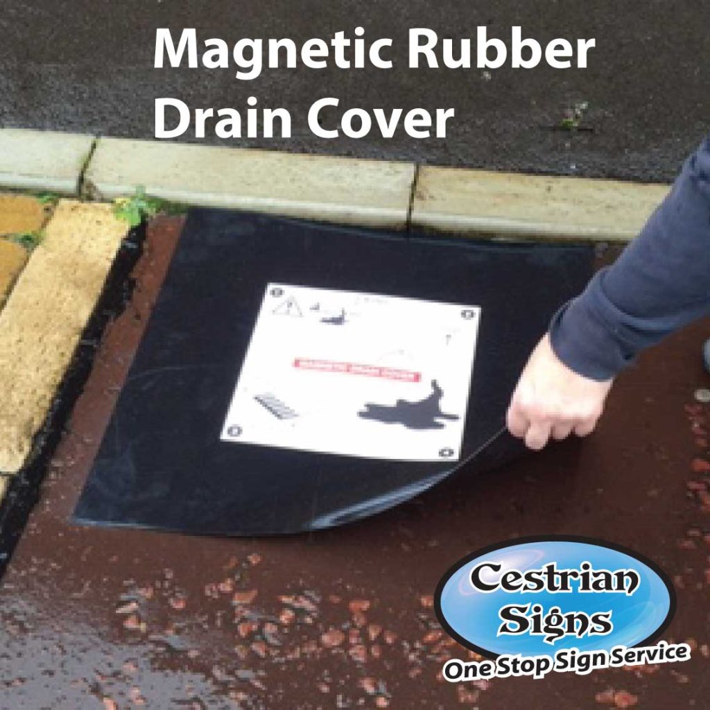 Magnetic rubber grid cover