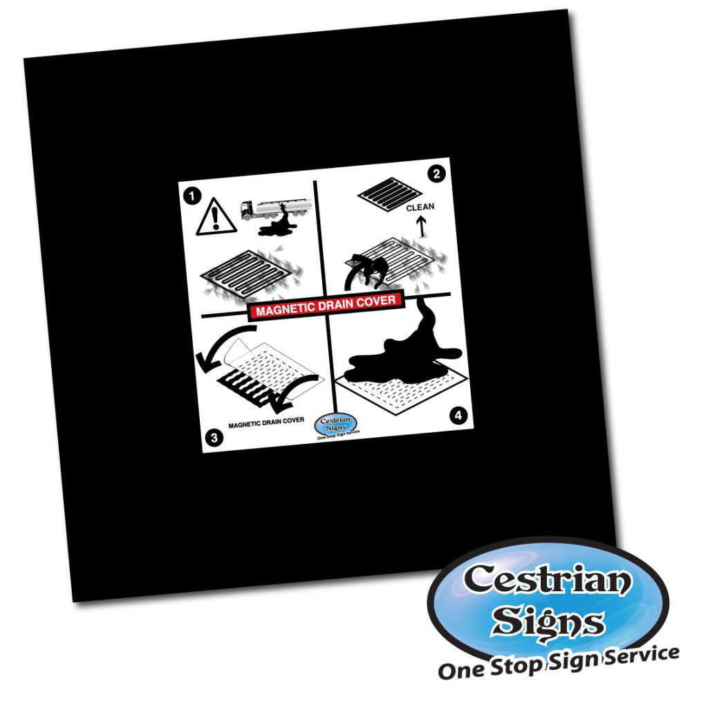 magnetic rubber drain cover detail