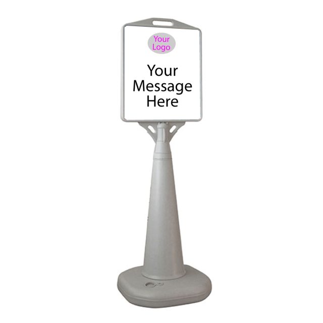 Water based pyramid sign your customised message