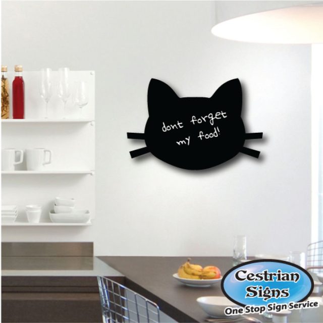 Shaped Black Boards and chalk boards