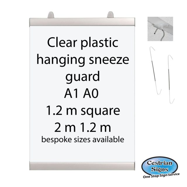 Anti viral sneeze protection screens