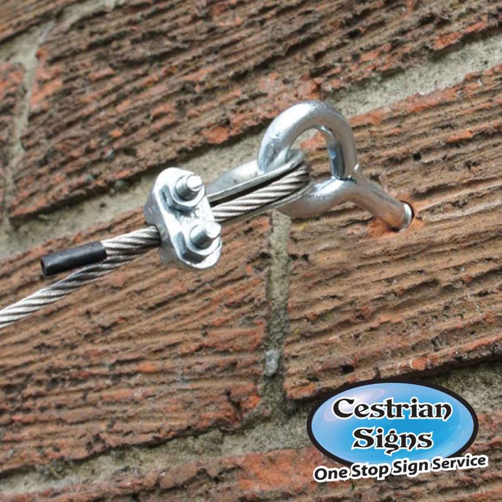 Projecting sign cable stay kit - Image 3