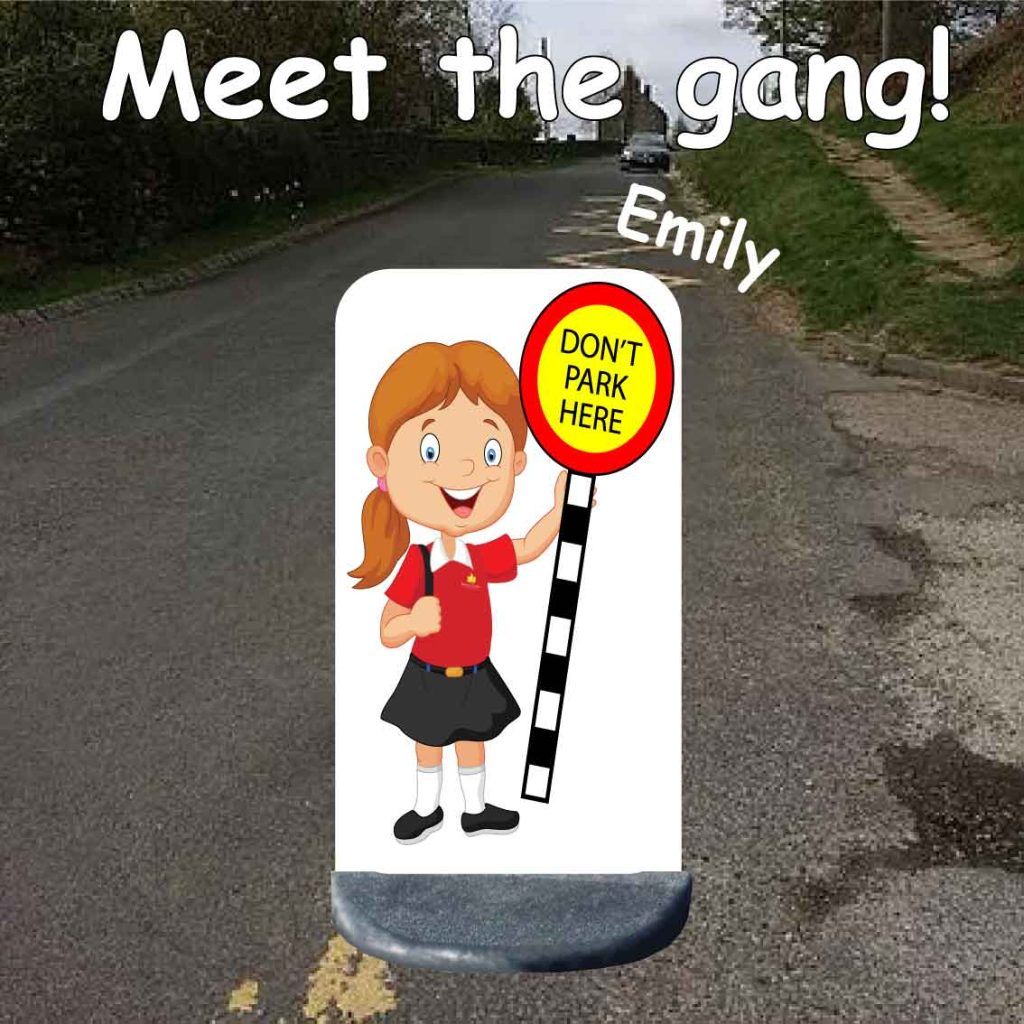 No parking school sign emily