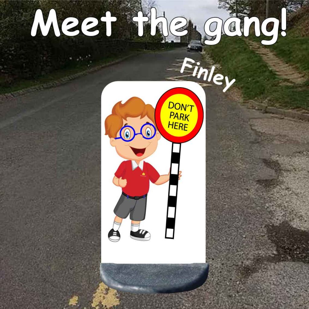 No parking school sign finley