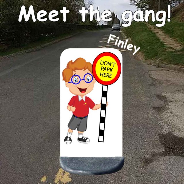 No parking school sign finley